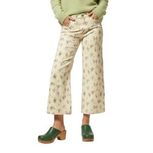 🌸Like New🌸 Brixton Wildflower Cropped Jeans, Size 30